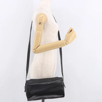 Christian Dior Vintage Leather, Black, Leather, Shoulder Bag