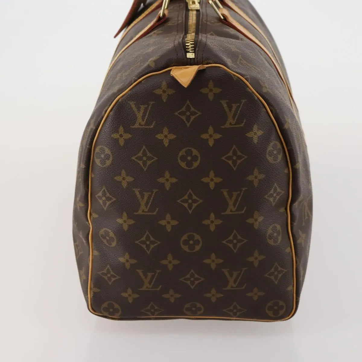 Louis Vuitton Keepall Monogram Canvas, Brown, Canvas, Travel Bag