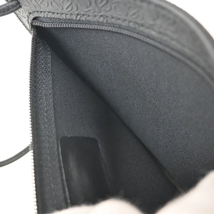 Loewe Anagram Leather, Black, PVC, Shoulder Bag
