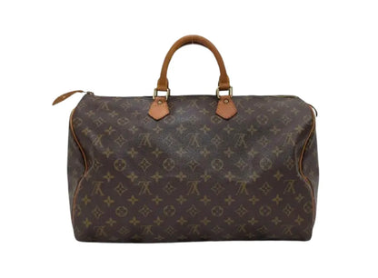 Louis Vuitton Speedy Monogram Canvas, Brown, Canvas, Handbag