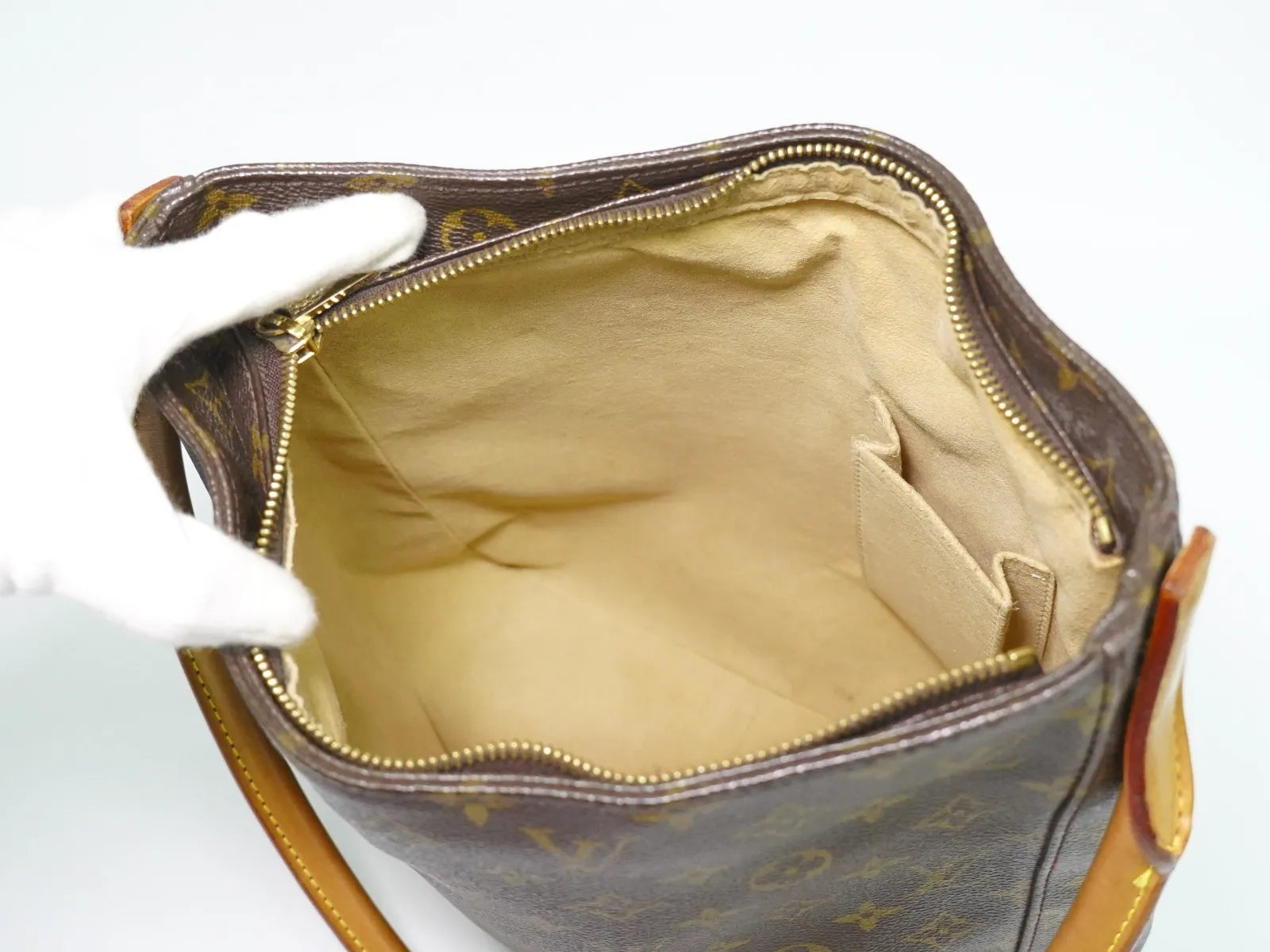 Louis Vuitton Monogram Looping Monogram Canvas, Brown, Canvas, Shoulder Bag
