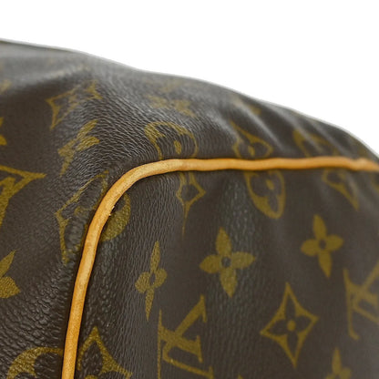 Louis Vuitton Barrel Keepall Fleur Monogram Vernis, Brown, Canvas, Handbag