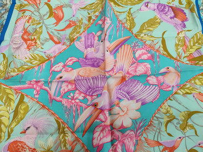 Hermes Carré 90 Silk multicolor, Multicolour, Silk, Scarf