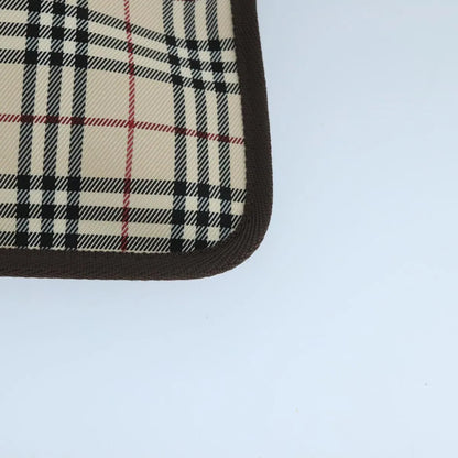 Burberry Nova check Pochette Canvas, Beige, Canvas, Clutch