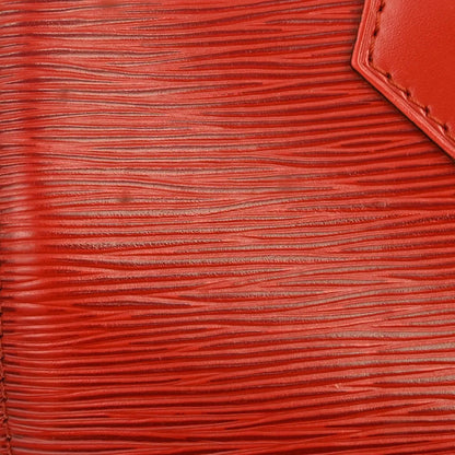 Louis Vuitton Speedy Epi, Red, Leather, Handbag