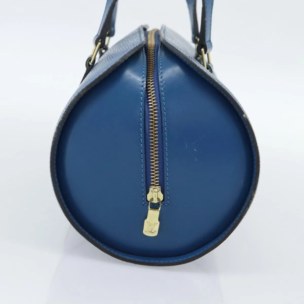 Louis Vuitton Soufflot Epi Leather, Blue, Leather, Handbag
