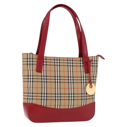 Burberry Nova Check Nova Check Canvas and leather, Beige, Canvas, Handbag