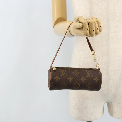 Louis Vuitton Papillon Pochette Monogram Canvas, Brown, Canvas, Clutch