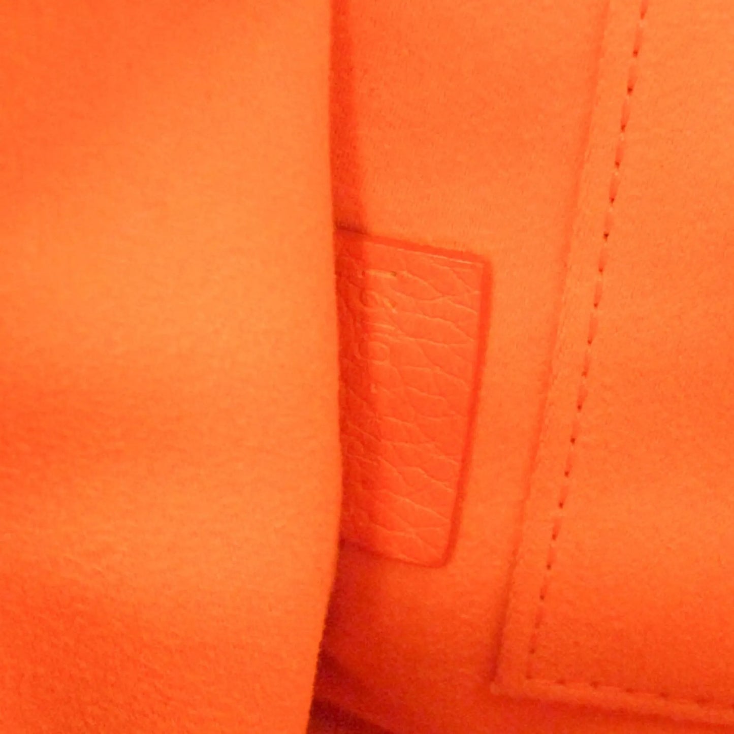 Celine Multicolor Luggage Leather, Orange, Leather, Handbag
