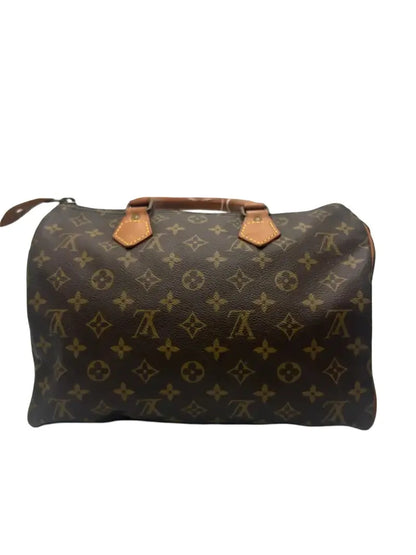 Louis Vuitton Speedy Monogram Canvas, Brown, Canvas, Handbag