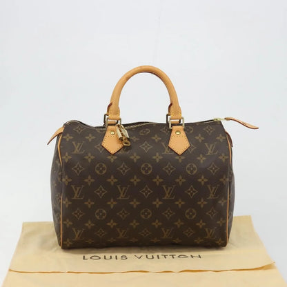 Louis Vuitton Speedy Monogram Canvas, Brown, Canvas, Handbag