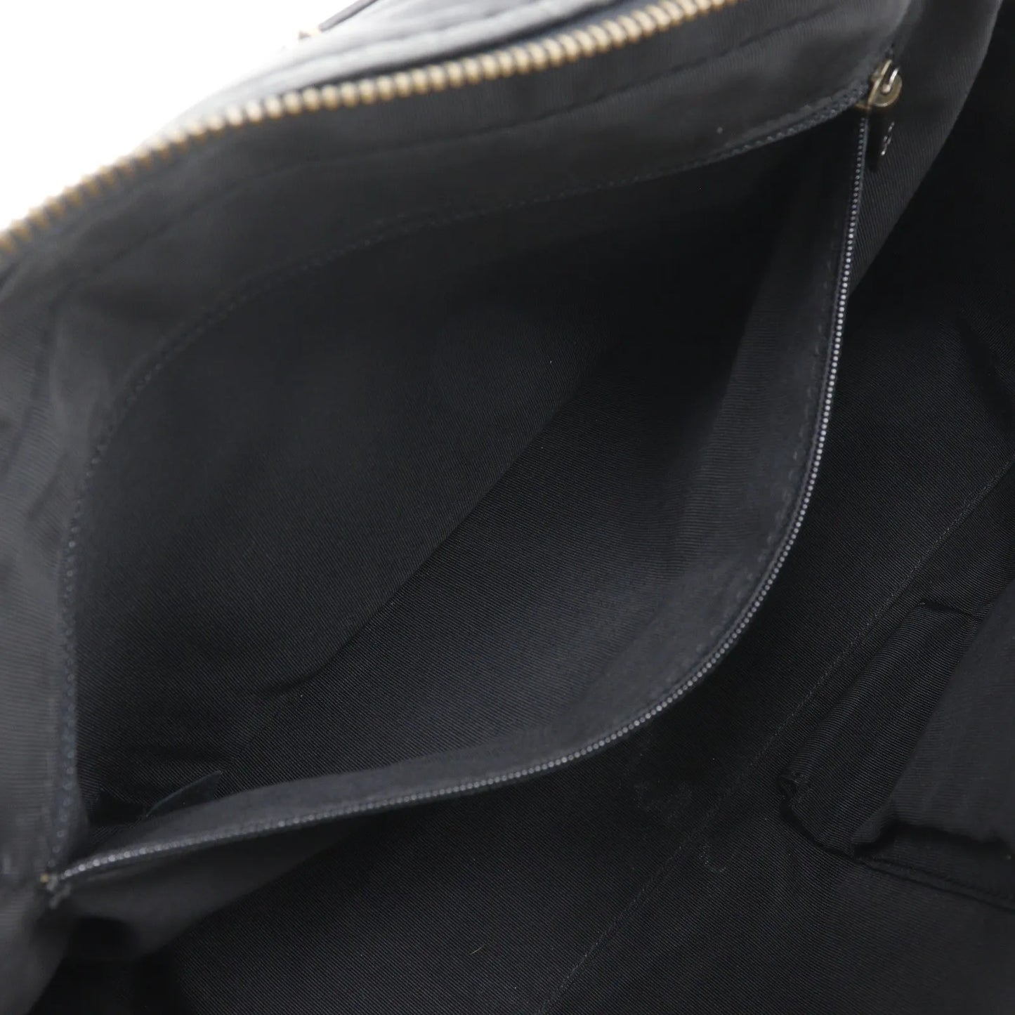 Chanel Surpique Boston Quilted Leather, Black, Leather, Handbag