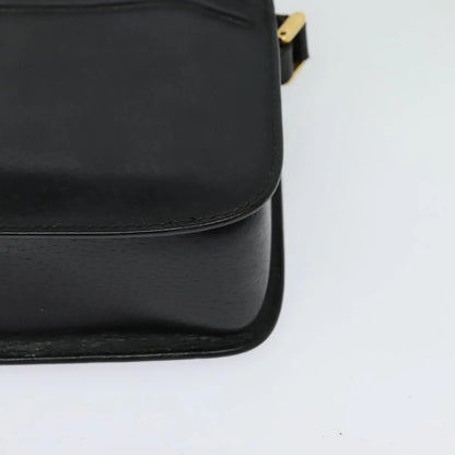 Gucci Vintage Leather, Black, Leather, Shoulder Bag