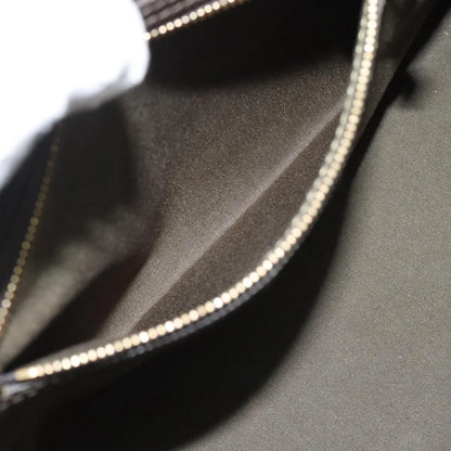 Louis Vuitton Joséphine Mini Lin, Khaki, Canvas, Handbag