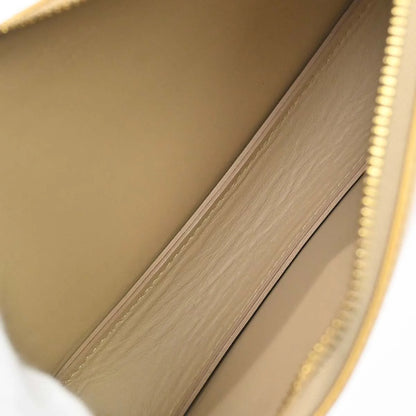 Louis Vuitton Lexington Pochette Monogram Vernis, Beige, Patent Leather, Clutch