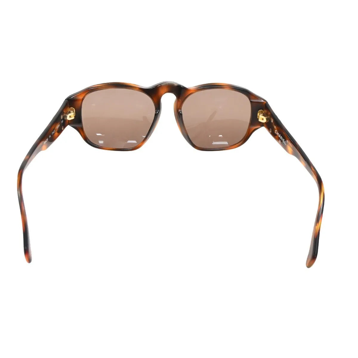 Chanel Logo CC Plastic, Brown, Plastic, Sunglasses