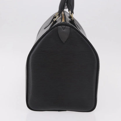 Louis Vuitton Speedy Epi Leather, Black, Leather, Handbag