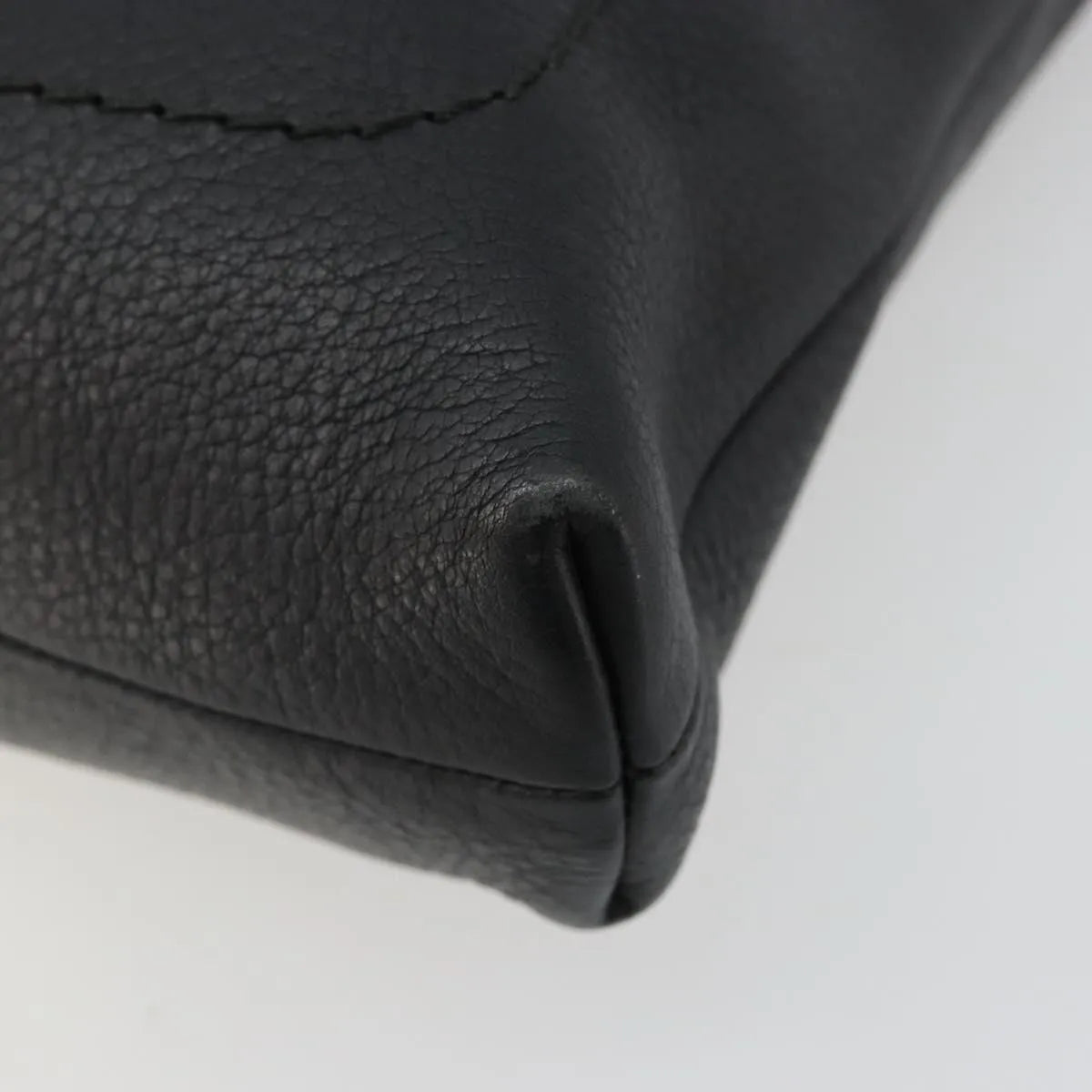 Bally Vintage Leather, Black, Leather, Shoulder Bag