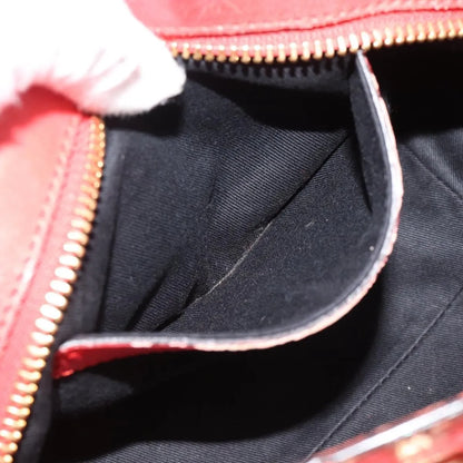 Chloe Ethel Leather, Red, Leather, Handbag