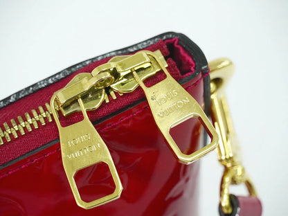 Louis Vuitton Montebello Monogram Vernis, Pink, Patent Leather, Handbag
