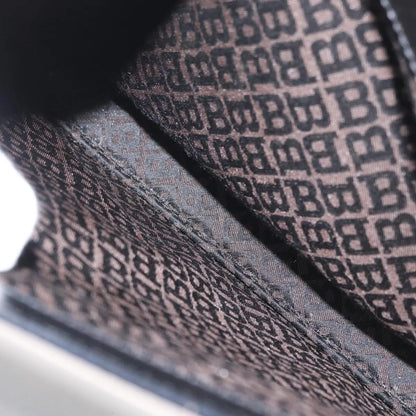 Bally Vintage Leather, Black, Leather, Handbag