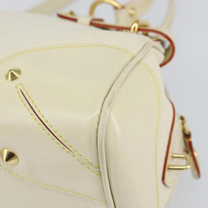Louis Vuitton Suhali Le Radieux Leather, White, Leather, Handbag