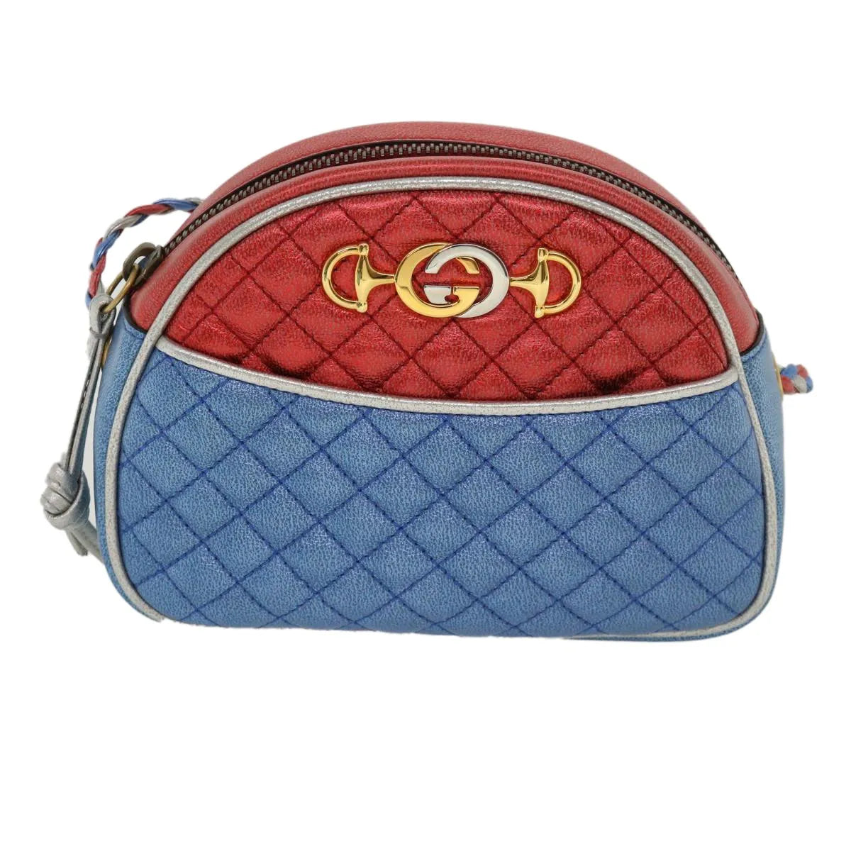 Gucci Trapuntata Camera Lambskin, Multicolour, Leather, Shoulder Bag