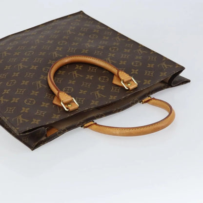 Louis Vuitton Sac Plat Monogram Canvas, Brown, Canvas, Handbag