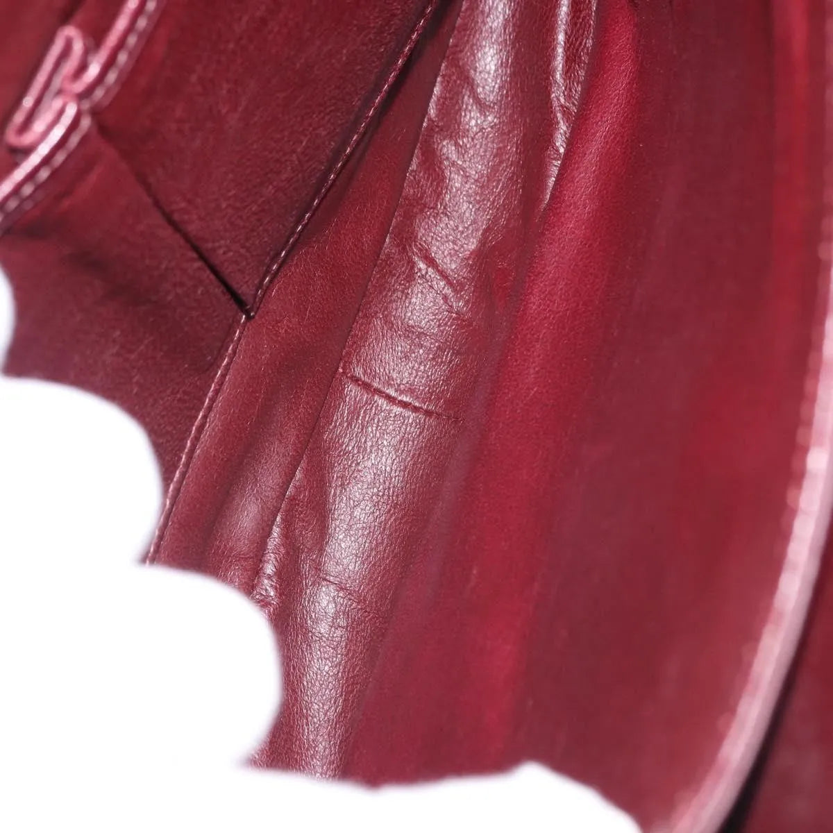 Celine Horse Carriage Leather, Burgundy, Leather, Shoulder Bag