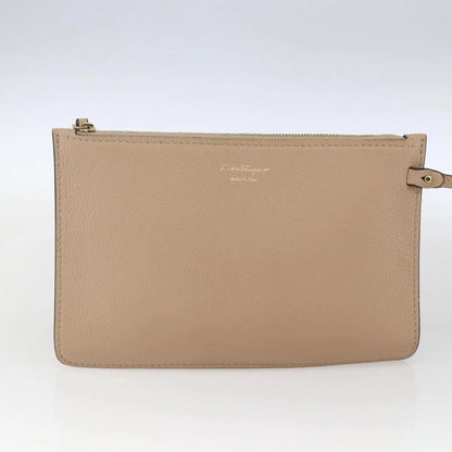 Salvatore Ferragamo Vala tote Leather, Beige, Leather, Tote Bag