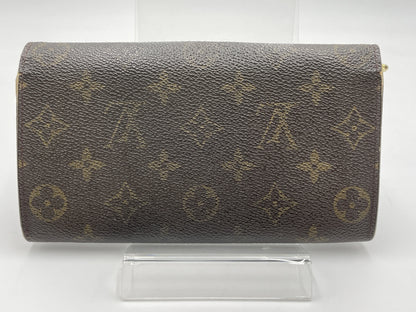 Louis Vuitton Emilie Monogram Canvas, Brown, Canvas, Wallet