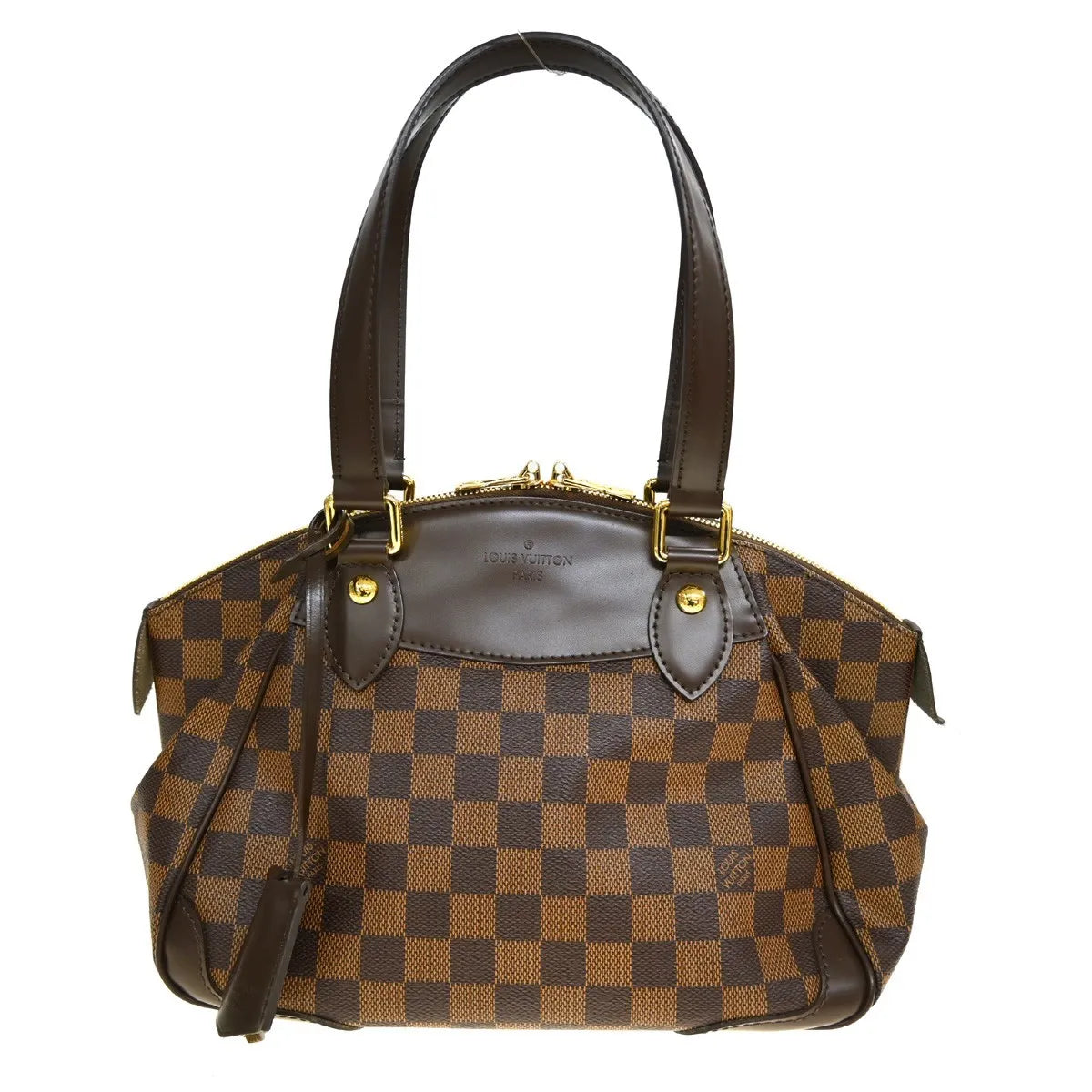 Louis Vuitton Verona Damier Ebene, Brown, Canvas, Tote Bag