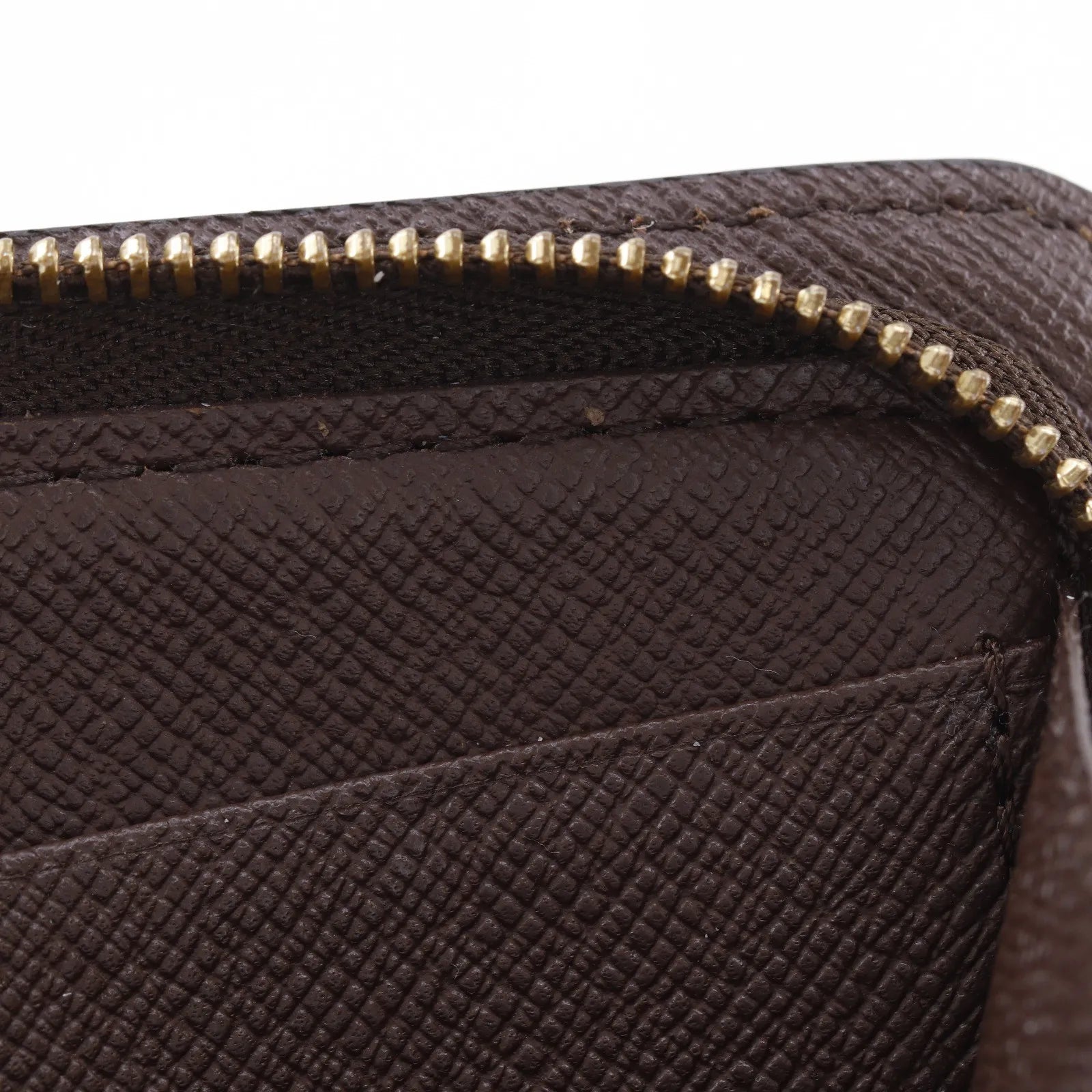 Louis Vuitton Zippy Organizer Damier, Brown, Canvas, Wallet