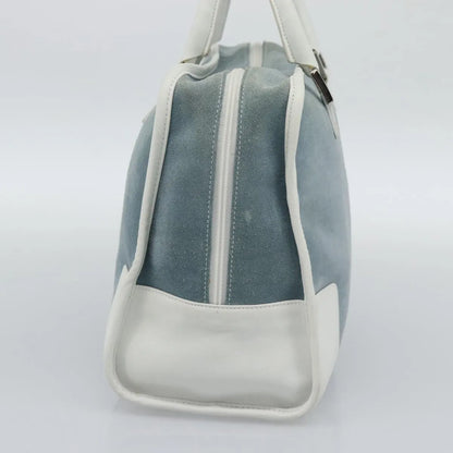 Loewe Amazona Suede, Blue, Suede, Handbag