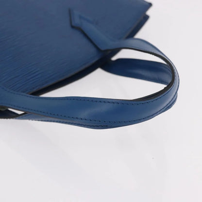 Louis Vuitton Saint Jacques Epi, Blue, Leather, Shoulder Bag