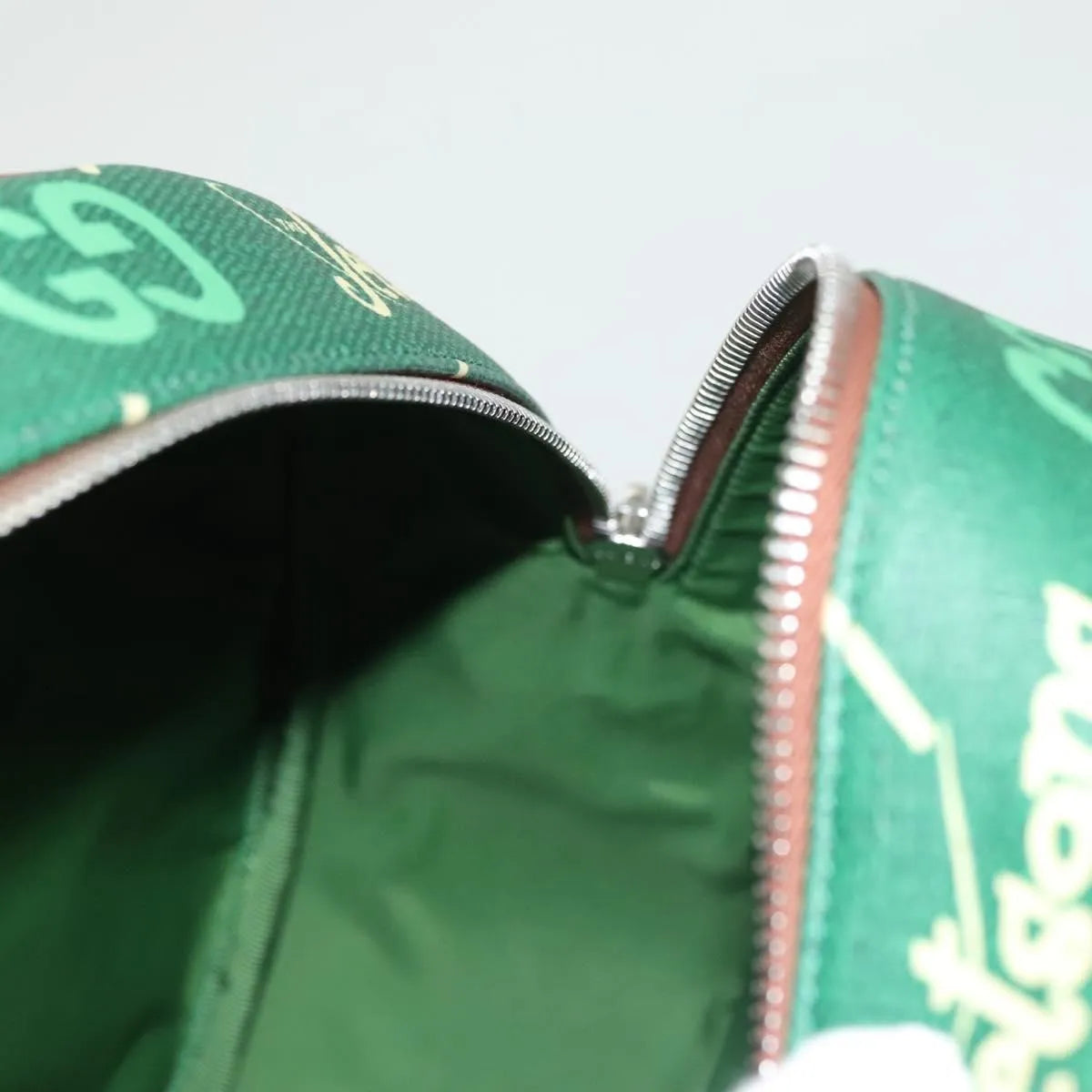 Gucci The Jetsons Web Sherry Line Roun Jetsons Web Sherry Line PVC, Green, PVC, Backpack