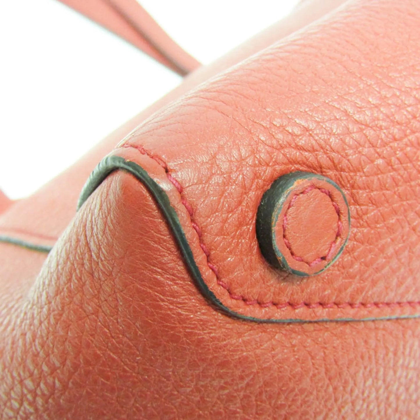 Prada Vintage Tote Leather, Red, Leather, Tote Bag