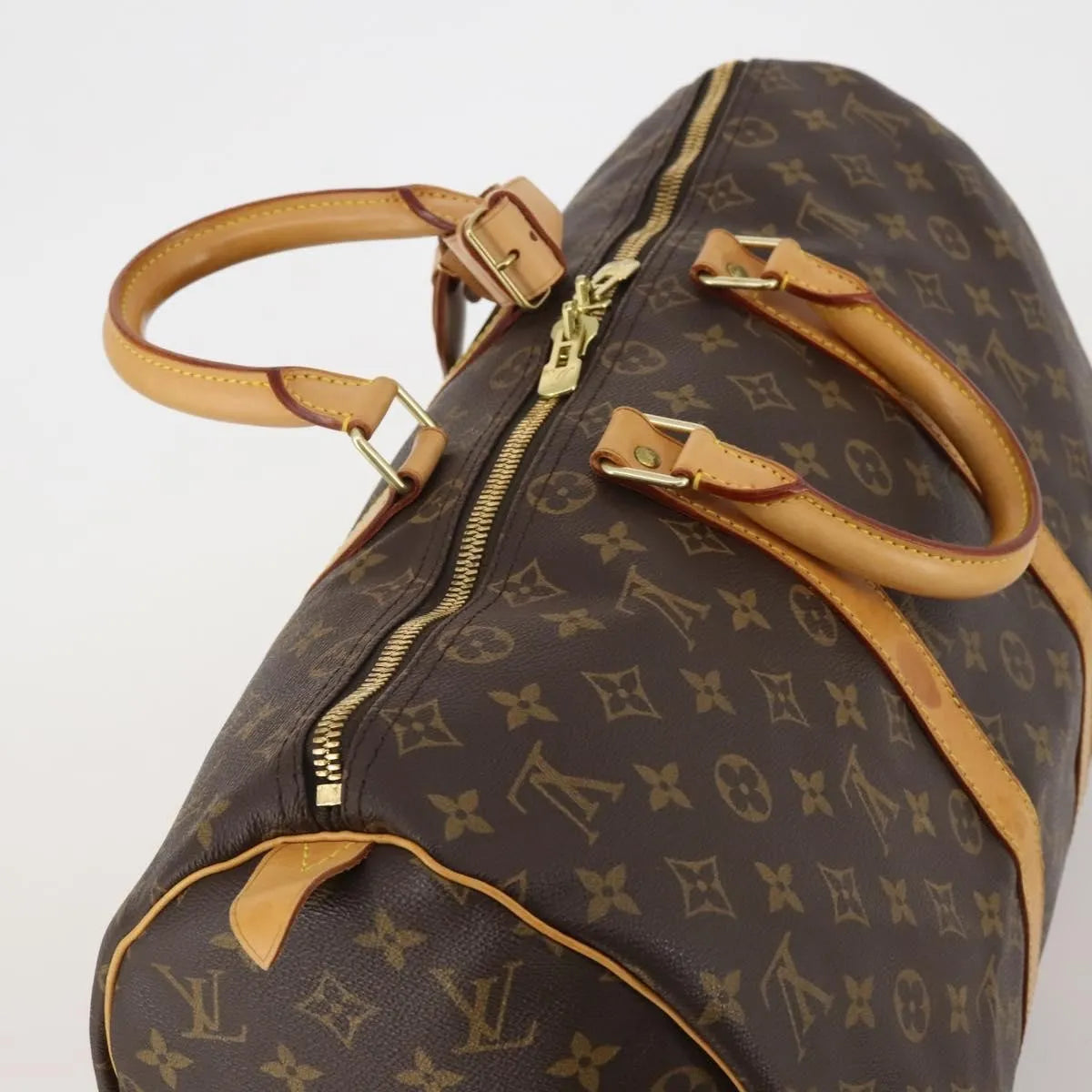 Louis Vuitton Keepall Monogram Canvas, Brown, Canvas, Travel Bag