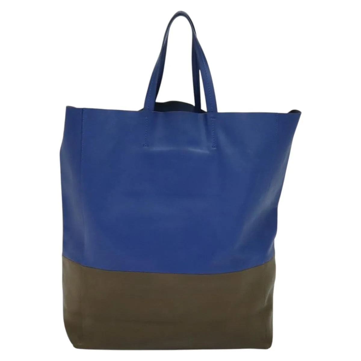 Celine Vertical Cabas Tote Leather, Multicolour, Leather, Tote Bag