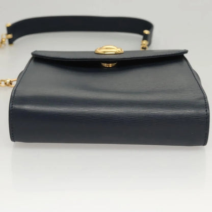 Chloe Vintage Leather, Navy, Leather, Shoulder Bag