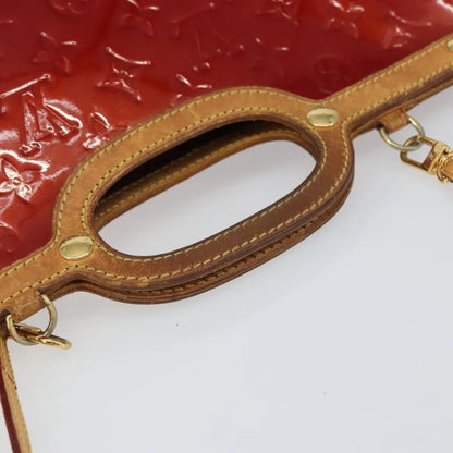 Louis Vuitton Roxbury Drive Monogram Vernis, Red, Patent Leather, Handbag