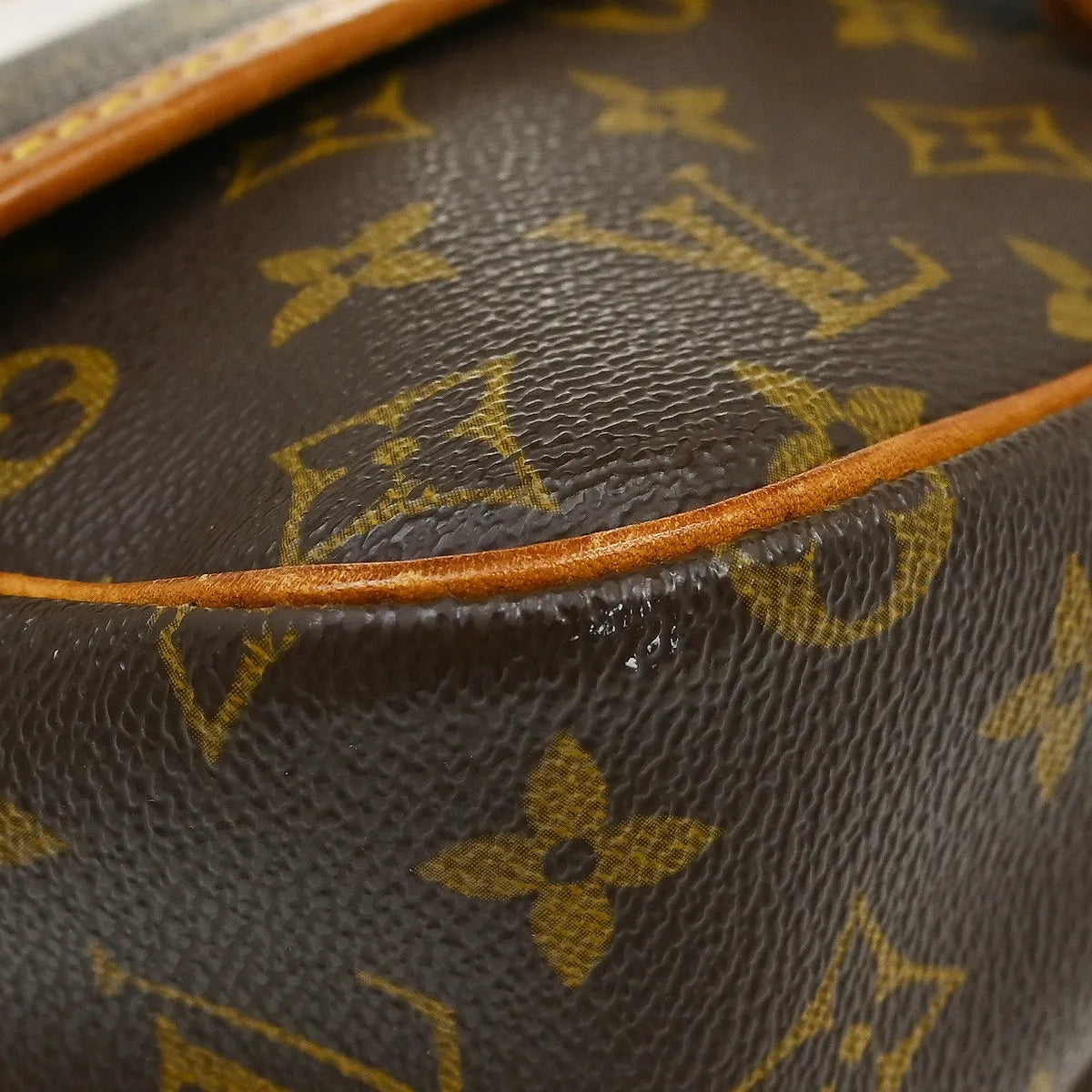 Louis Vuitton Sologne Monogram Canvas, Brown, Canvas, Shoulder Bag