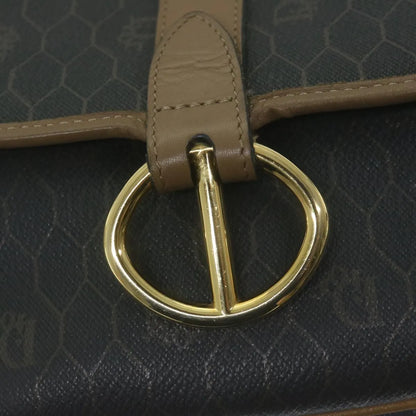 Christian Dior Vintage CD Flap Canvas, Black, Canvas, Shoulder Bag