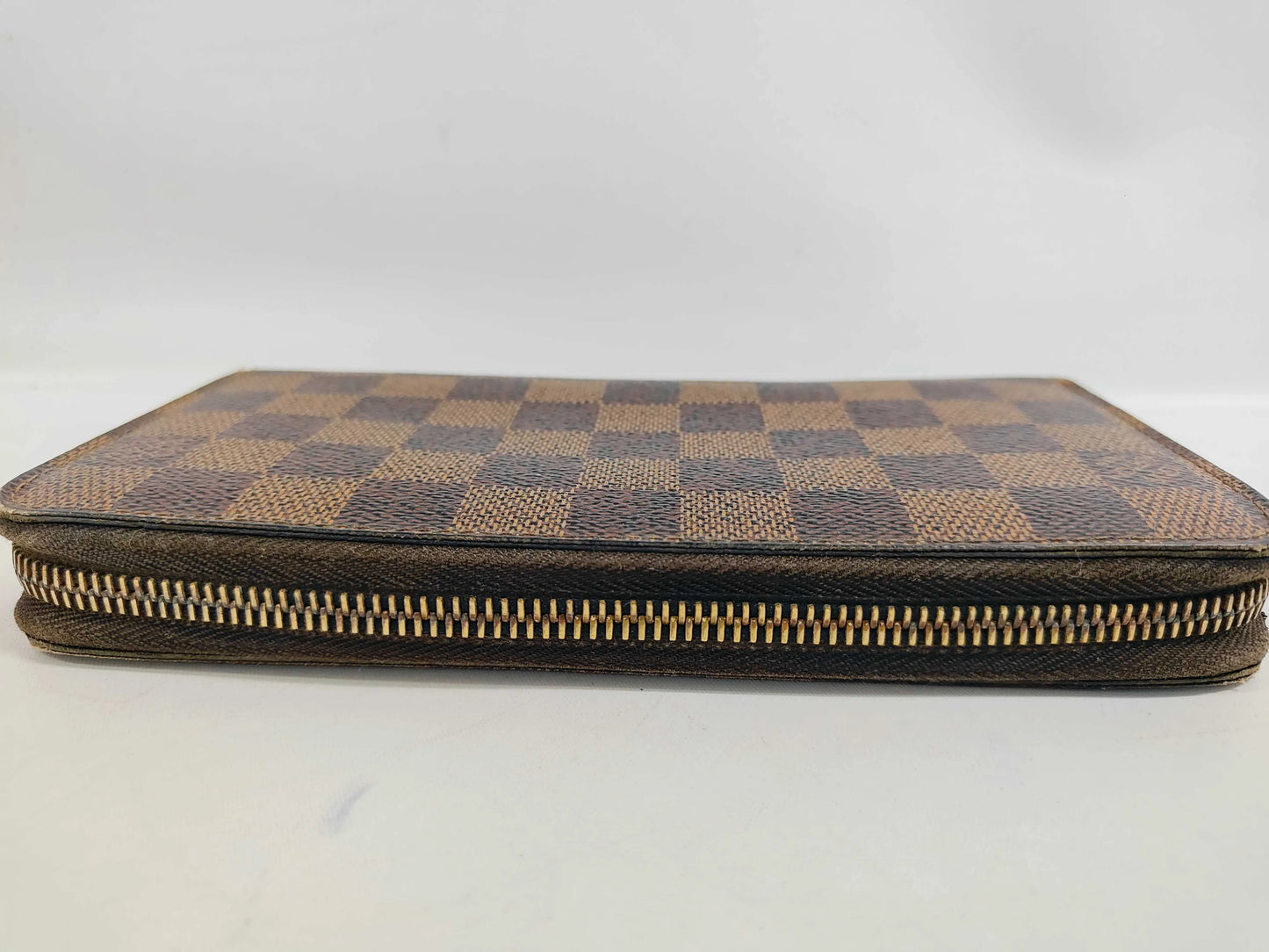 Louis Vuitton Zippy Organizer Damier Ebene, Brown, Canvas, Wallet