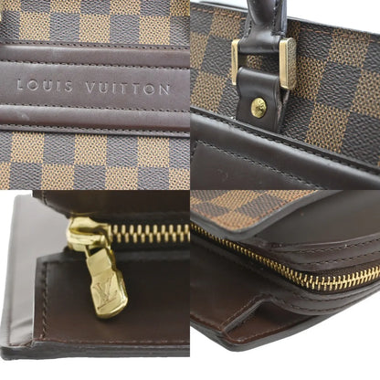 Louis Vuitton Venice Sac Plat Damier, Brown, Canvas, Tote Bag