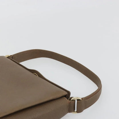 Gucci Vintage Convertible Box Leather, Brown, Leather, Handbag