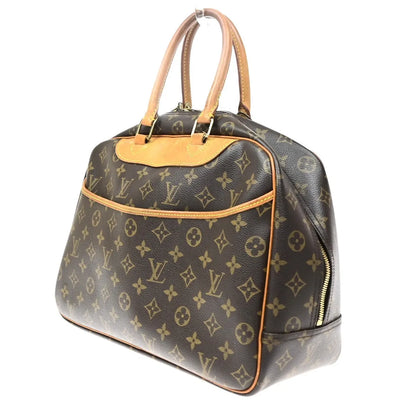Louis Vuitton Deauville Monogram, Brown, Canvas, Handbag