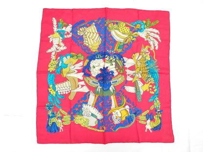 Hermes Carré 90 Silk multicolor, Multicolour, Silk, Scarf