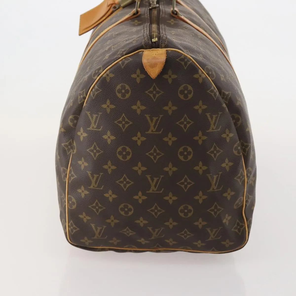 Louis Vuitton Keepall Canvas, Brown, Canvas, Travel Bag