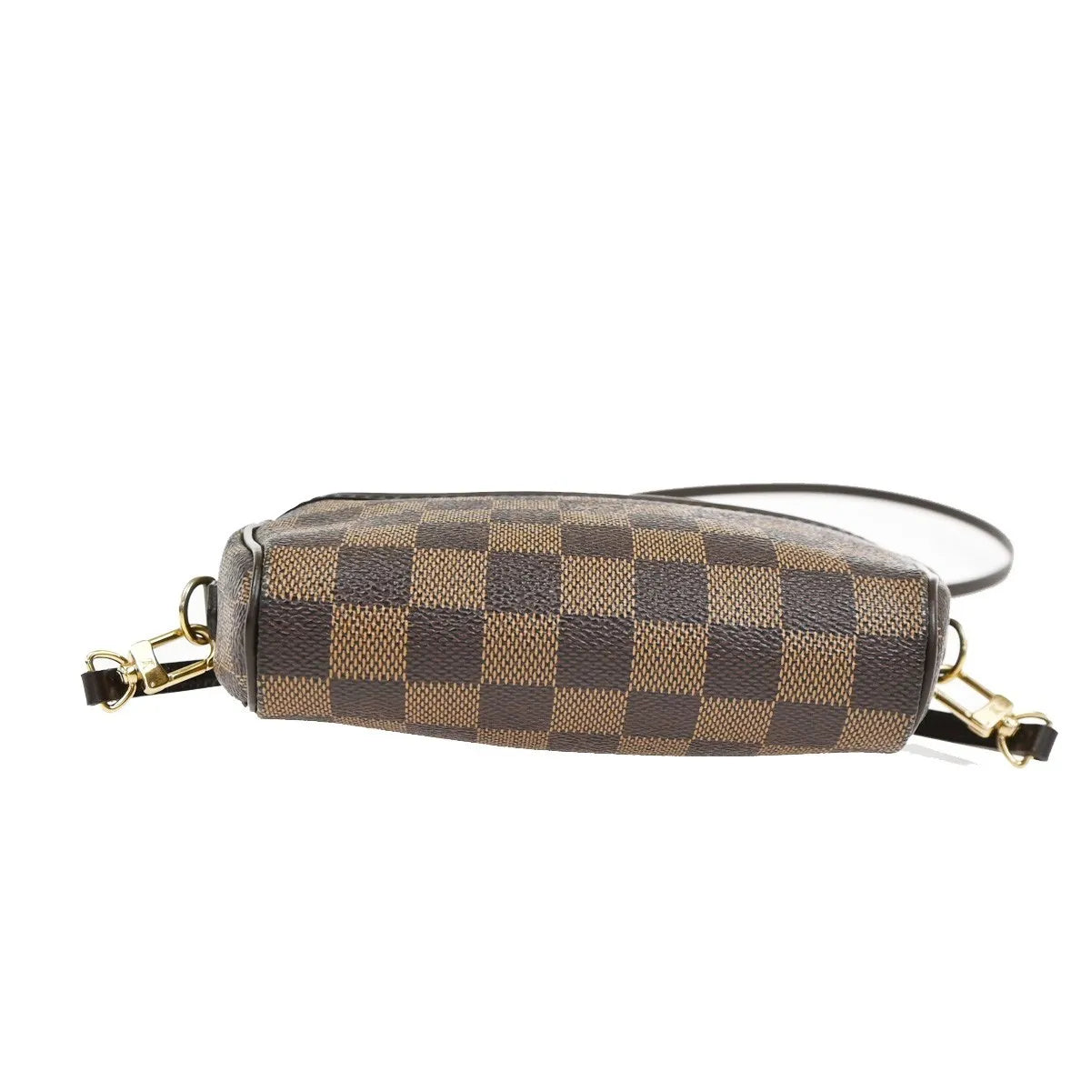 Louis Vuitton Ipanema Pochette Damier, Brown, Canvas, Clutch